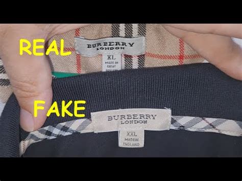 burberry polo t shirt replica|Real vs fake Burberry shirt. How to spot counterfeit Burberry shirts .